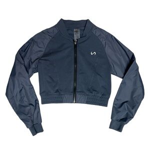 TLF Apparel Athletic Maddox Womens Full Zip Cropped Jacket